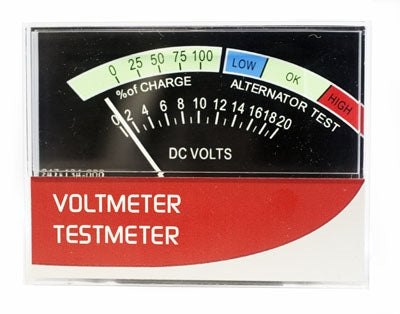 247-134-666 Solar Voltmeter Horizontal W/ Test